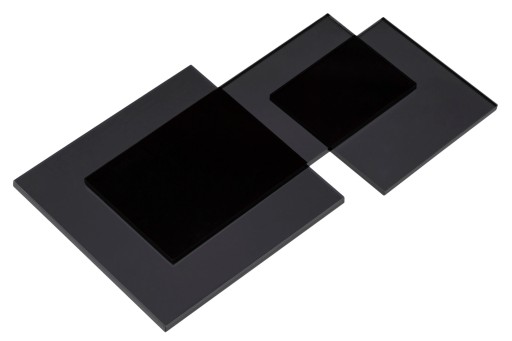 Plexisklo BLACK SMOKE, 3mm, rezané na mieru, štandardné formáty