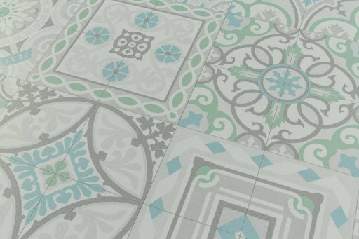 šírka 2 m PVC KOBEREC PATCHWORK BOHO OBKLADY