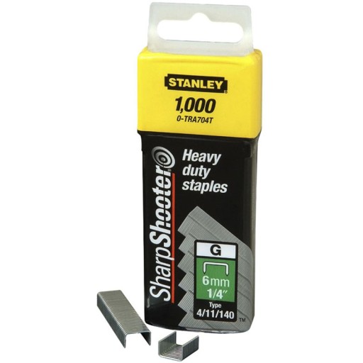 Stanley sponky typ G 6mm 1,25 x 10,6mm 1000 ks.