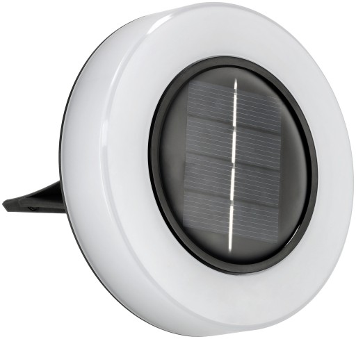 Solárna záhradná lampa zapustená do zeme, biela IP44, dekoratívna