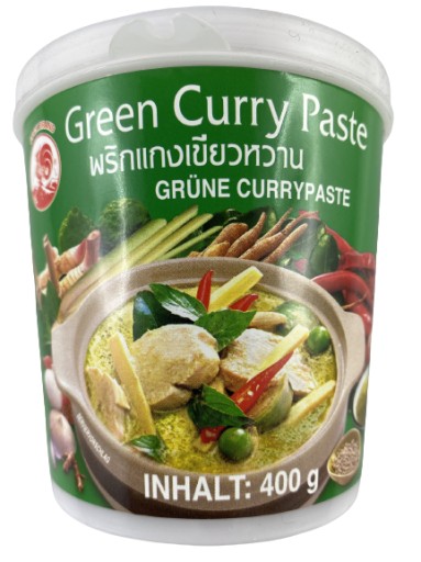 Zelená kari pasta COCK 400 g
