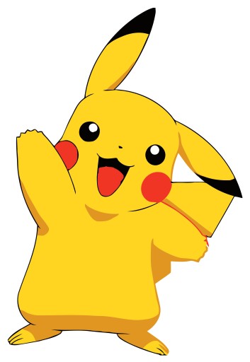 NÁLEPKA NA ZRKADLO NA OKNO POKEMON PIKACHU