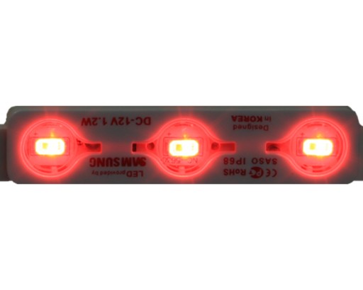 LED MODUL SAMSUNG LED 1,2W ČERVENÁ ŠOŠOVKA