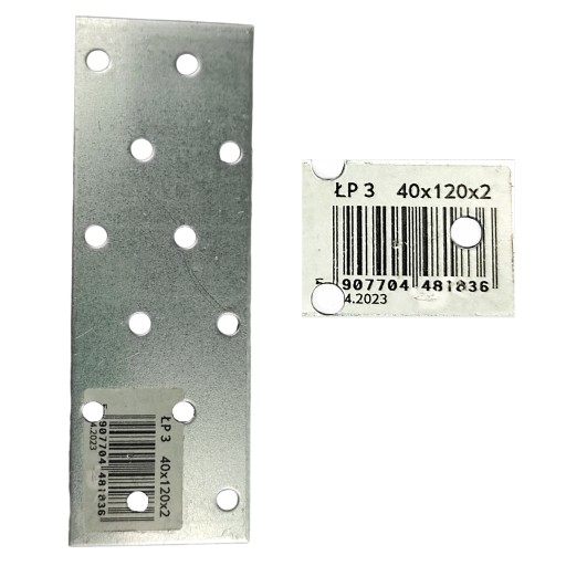 Plochá spojka LP-3 rozmery 40x120mm Skrutka-kov