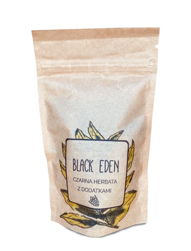 Black Eden čierny listový čaj mango papája