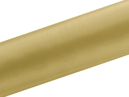 HLADKÝ ZLATÝ SATÉN NA RÚLE POKLAD SVADOBNÝ SVADOBNÝ KRST PRIJÍMANIE 16CM X 9M