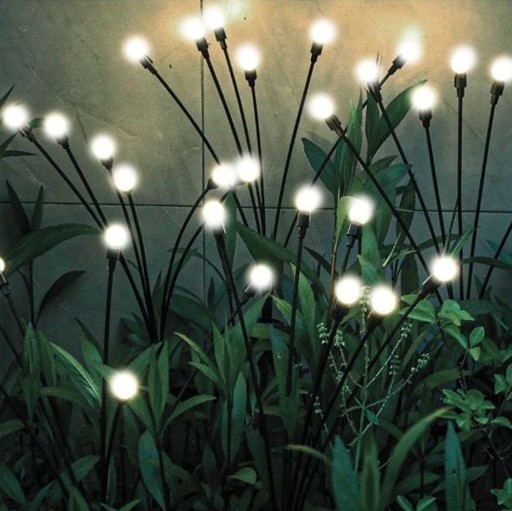 Solárna lampa Púpavové gule Záhradné gule 70cm + Twilight Senzor