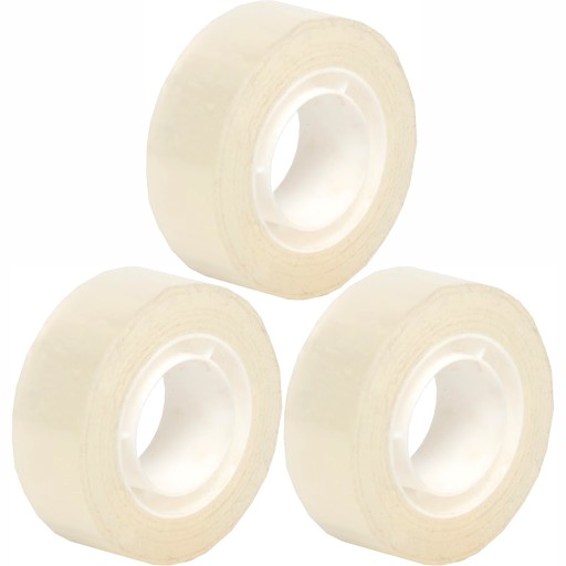 Tres lepiaca páska 12x10 transparentná silná kancelárska páska 10m 12mm 3 kusy