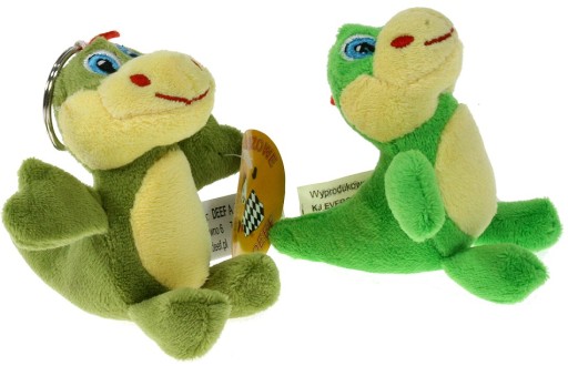 Maskot kľúčenka drak dinosaurus 2 farby - 9cm