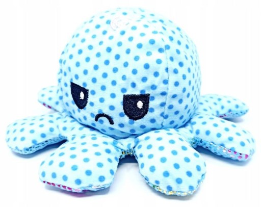 Obojstranný maskot chobotnice BLUE C5927