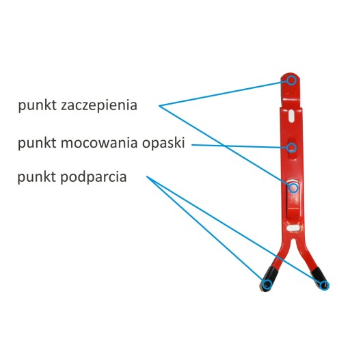 Univerzálny držiak na hasiaci prístroj so sponou