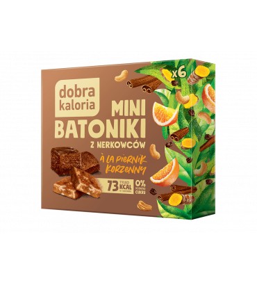 Dobra kalorické mini perníkové kešu tyčinky