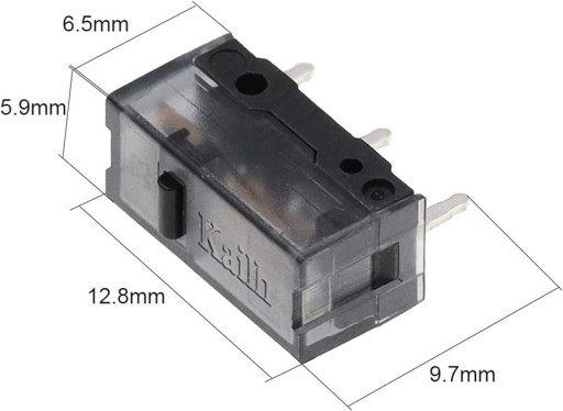 ORIGINÁLNY KONCOVÝ SPÍNAČ MYŠI Kailh GM 8.0 MINI