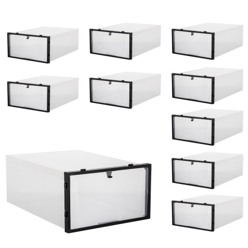 ORGANIZÉR KRABIČKA NÁDOBA NA OBUV S CHLOPOU 34x23x13,5cm VEĽKÁ SILNÁ 1ks