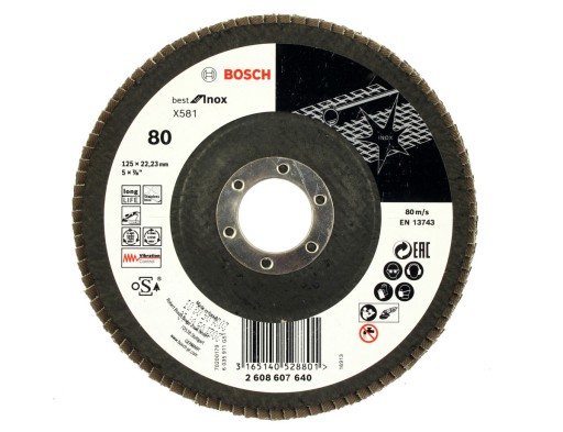BOSCH KOTOUČ KLAPKA 125mm GR.80 PRE INOX