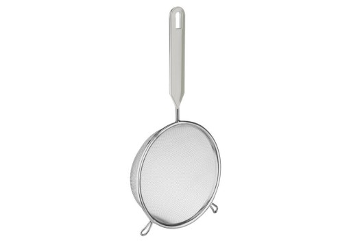 Nerezové kuchynské sitko, kov, 12 cm, sivá