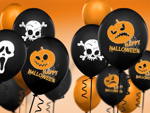 Sada balónov Halloween dekorácie x10