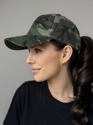 DÁMSKA PÁNSKA BEJZBALOVÁ ČIAPKA ŠPORTOVÁ POHODLNÁ LETNÁ LETNÁ CAMO FARBA