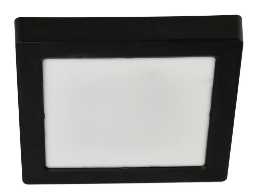 LED stropné svietidlo prisadené na povrch 18W 1980lm 4000K čierny štvorec