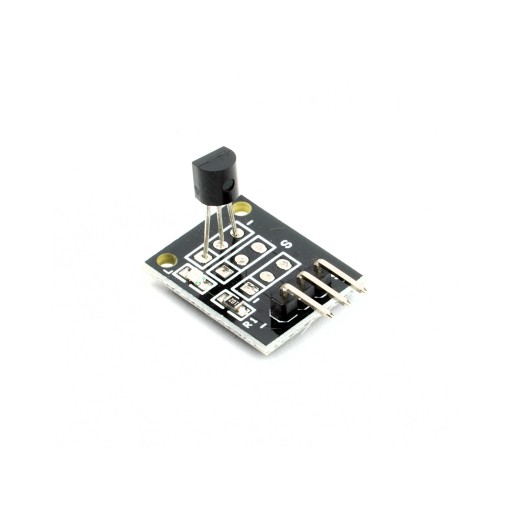Snímač teploty DS18B20 na PCB, digitálna sonda Dallas