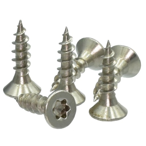 4,5x25 KUŽEĽOVÉ TORX SKRUTKY DO DREVA, NEREZ, 100 NÁBYTOK.