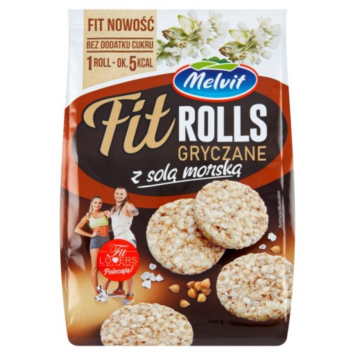 Melvit Fit Rolls pohánková s morskou soľou 60 g