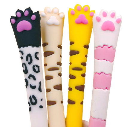 Modré CAT'S PAW pero, mačiatko, darček, CAT