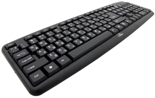 Klávesnica počítača QWERTY USB RUSKÉ UKRAJINSKÉ PÍSMO CYRILIKA RUSKÁ