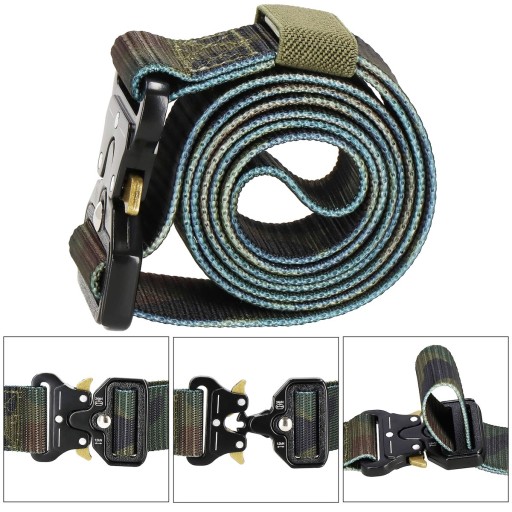 VOJENSKÝ TAKTICKÝ OPASOK na nohavice SURVIVAL vojenský opasok QR BUCKLE silná