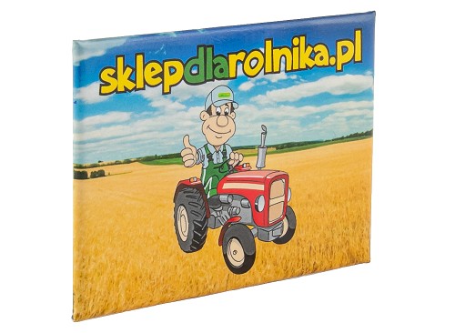 HORIZONTÁLNY MAGNET 78x53 KRABIČKA S LOGOM predajňaFARMÁR