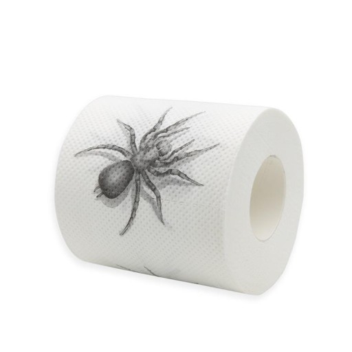 Toaletný papier Pavúkové dekorácie Halloweenske vychytávky