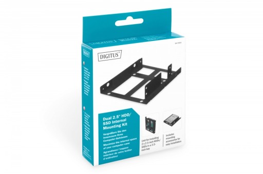 Montážny rámik/SSD/HDD adaptér 2x 2,5'''',),