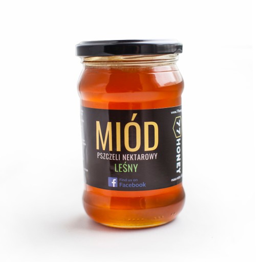 Lesný med 400g - SKUTOČNÝ a PRÍRODNÝ LESNÝ med - aromatický