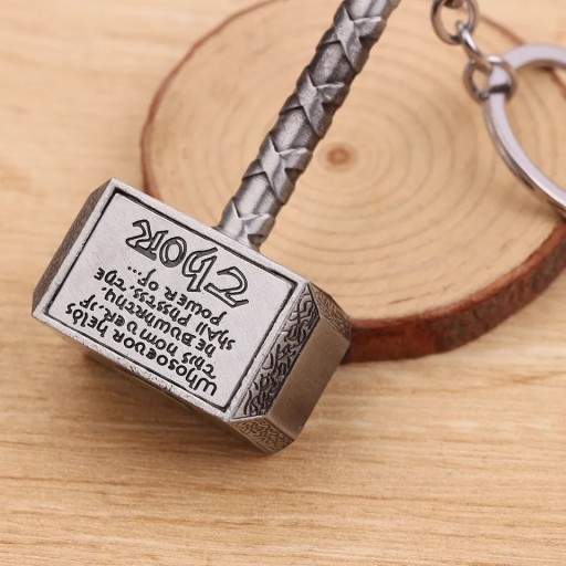 Strieborná kľúčenka Thor's Hammer Asgard