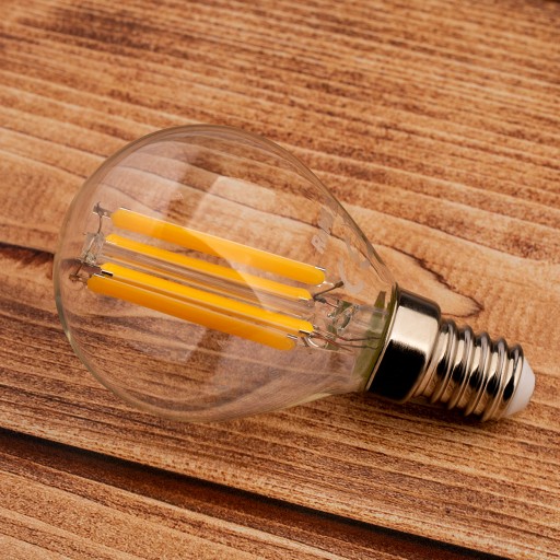 LED GUĽOVÁ žiarovka E14 7W 4000K FILAMENT LUMILED