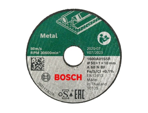 BOSCH KORUNDOVÝ DISK EASYCUT&GRIND 50mm/1,0mm