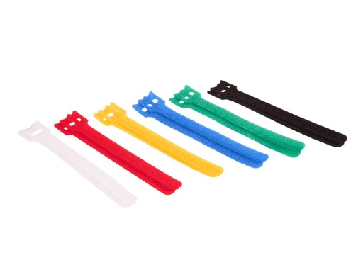 Pás na suchý zips - organizér káblov 150 mm x 12 mm - sada 12 ks (1000)