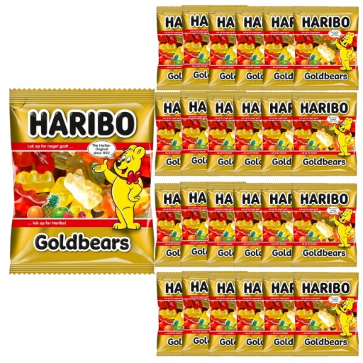 Haribo Golden Bears Mini Fruit Jelly Beans 10g x 25 ks z Nemecka