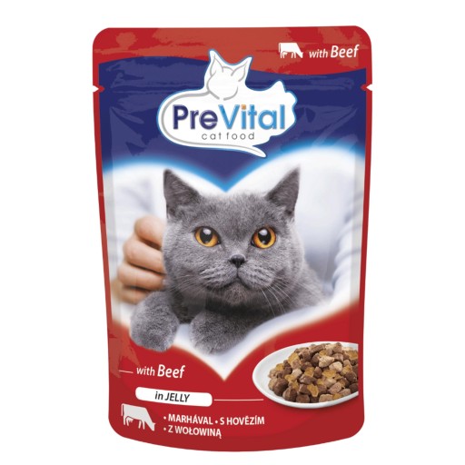 VRECKO MOKRÉHO KRMIVA PRE MAČKY 100G HOVÄDZ