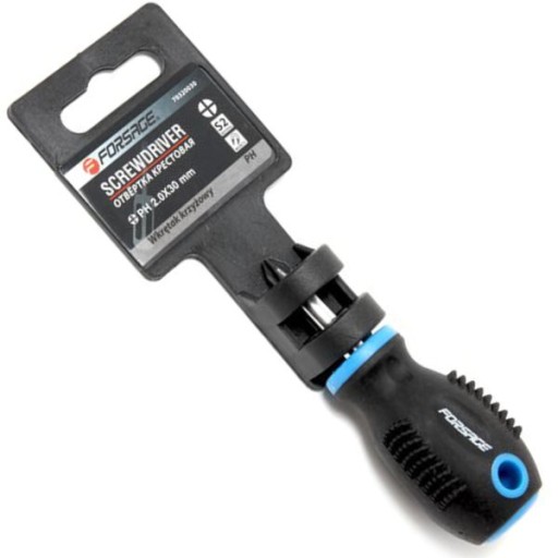 Skrutkovač magnetický krížový skrutkovač PH2x30mm Cr-V oceľ FORSAGE
