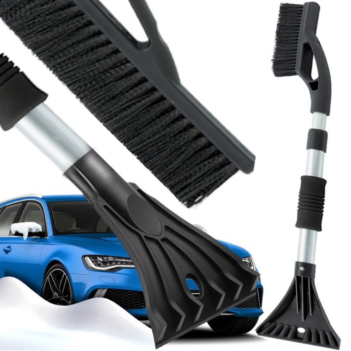 TELESKOPICKÁ ŠKRABKA NA OKNÁ HLINÍKOVÁ KEFA NA ODSTRAŇOVANIE SNEHU Z ALU AUTOMOBILOV