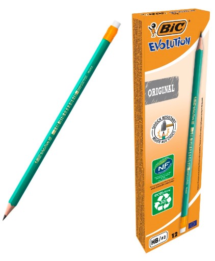 BIC ECO EVOLUTION HB 655 ceruzka S GUMA