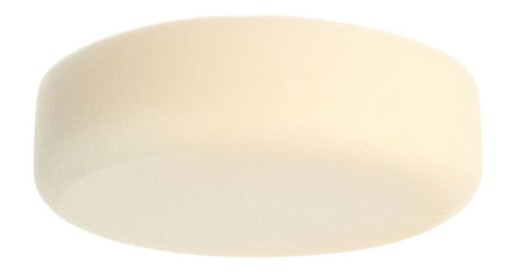 Tvrdá leštiaci špongia, 150mm, závit M14, biela