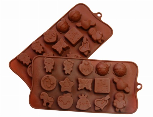 SILIKÓNOVÁ FORMA na ČOKOLÁDOVÉ PRALINKY ĽADOVÉ