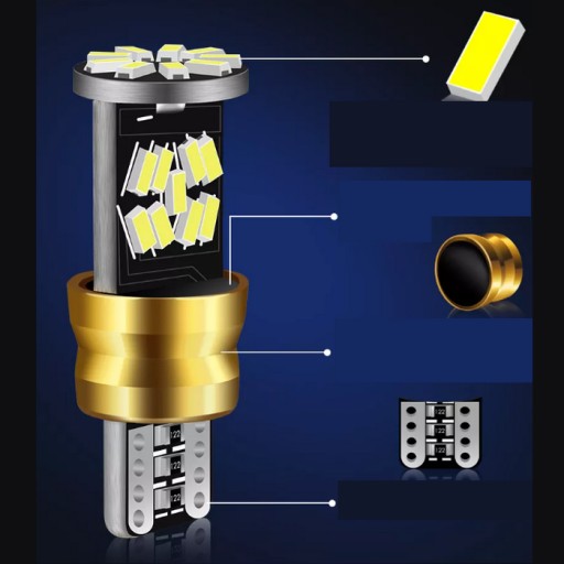 S&D LED PARKOVACIE ŽIAROVKY 360° T10 W5W RETRIFY CANBUS