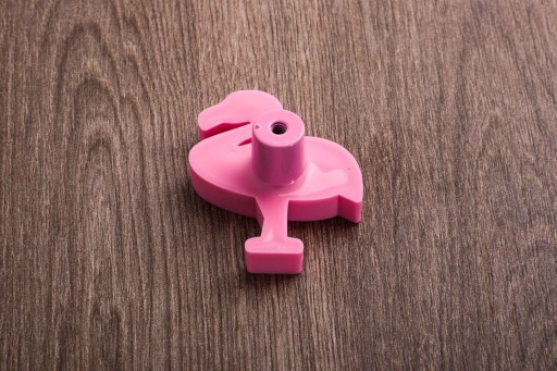 Gombík na detský nábytok RUBBER PINK FLAMING GTV