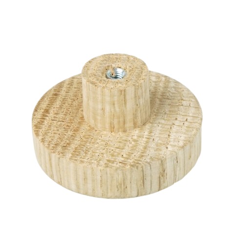 Kľučka, nábytková kľučka, guľatá, surový dub