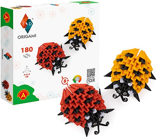 3D origami lienky Alexander