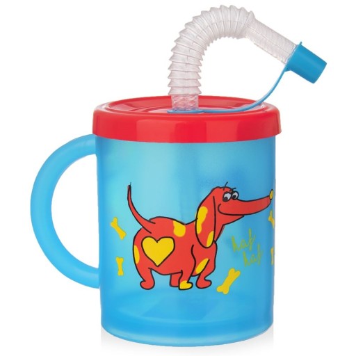 CHILD pohár, detská slamka, plastová tuba