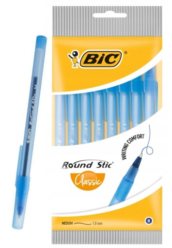BIC Round Stic Classic guľôčkové pero Blue Blister